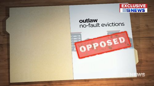 The proposal was pushing to abolish the right of landlords to terminate a tenancy without any grounds.