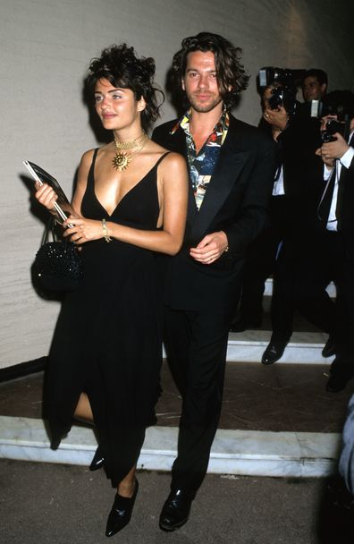 Helena Christensen and Michael Hutchence