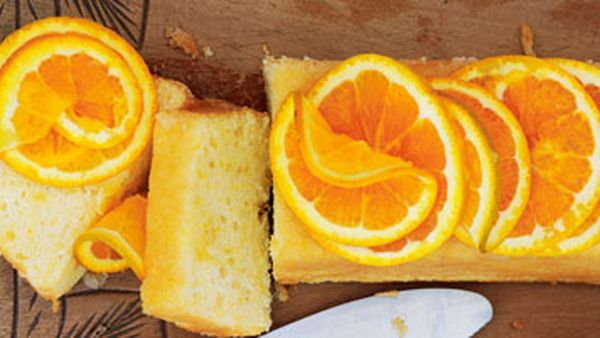 Orange olive oil cake