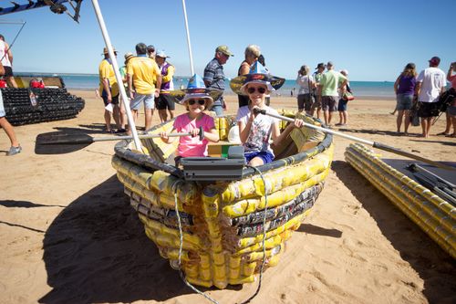 Beer Can Regatta in Darwin being accused of influencing alcohol harm in young people. Picture: Facebook