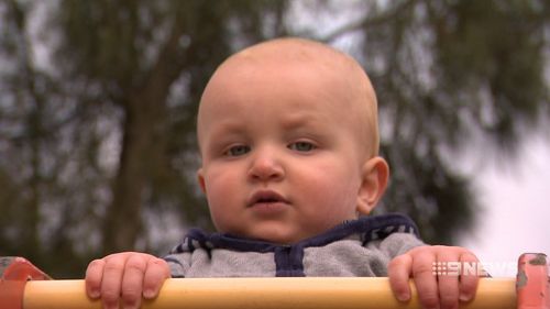 Darcy is now 15 months old and thriving. Picture: 9NEWS
