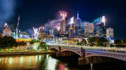 Revellers will turn out in large numbers to celebrate the new year along the Yarra River in Melbourne.