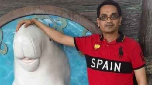 Mr Siddiqi was stabbed 17 times by the curry chef. (9NEWS)