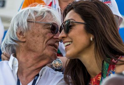 Bernie and Slavica Ecclestone in happier times.