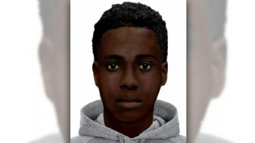 A hunt is underway for a teenager believed to have carried out daylight armed robberies in a park in Hallam.