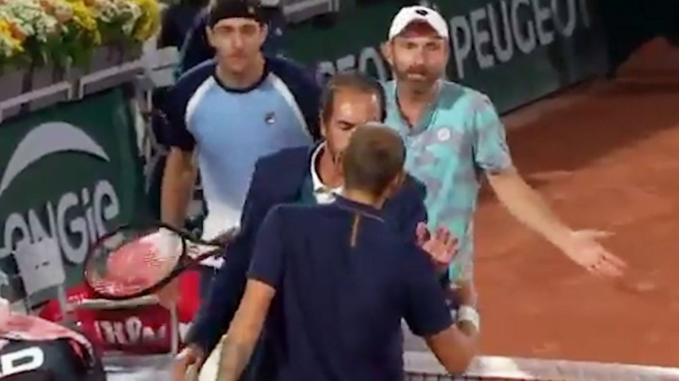 Dan Evans fumes at 'cheat' claims after heated doubles row at French Open