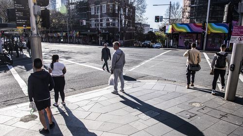 People on Oxford Street in Sydney