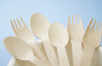 Wooden cutlery