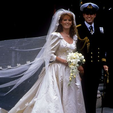 Prince Andrew and Sarah Ferguson 1986 wedding