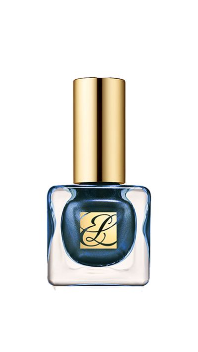 <a href="http://www.esteelauder.com.au/product/631/13562/Product-Catalog/Makeup/Pure-Color/Nail-Lacquer" target="_blank">Nail Lacquer in Blue Blood, $38, Estee Lauder</a>