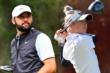 Scottie Scheffler and Nelly Korda are treated very differently when it comes to prize money.