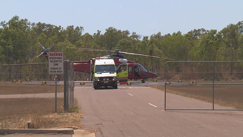 The scene at the rescue operation.