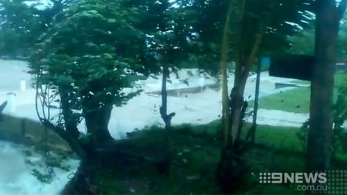 The government has warned the risk of torrential rains, flash flooding and landslides. (9NEWS) 