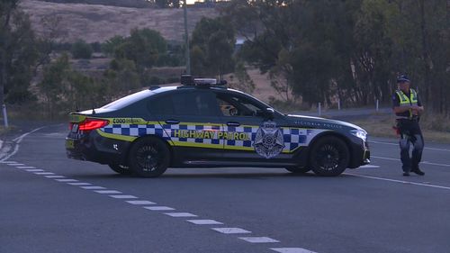 Police were called to the location south of Bendigo about 6.25pm when he collided with the cyclist near the Calder Highway.