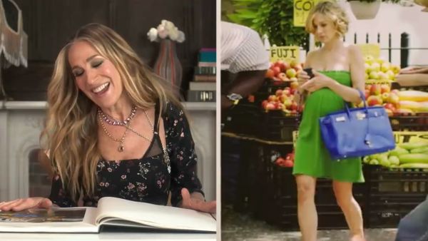Sarah Jessica Parker reveals Carrie Bradshaw's blue Hermès Birkin