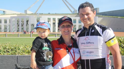 Sydney 2 CAMberra charity bike ride Sudden Infant Death Syndrome SIDS health news Australia