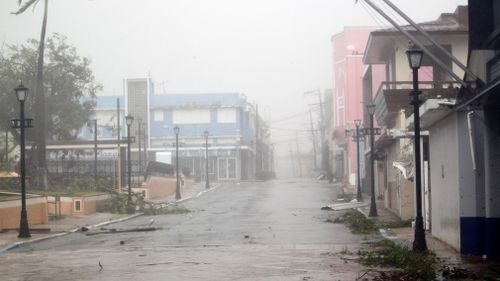Maria made landfall on Puerto Rico on Wednesday, pummeling the US territory after already killing at least two people on its passage through the Caribbean. (AFP)