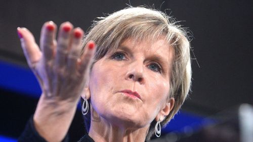 "I went into politics with the secret hope (of becoming) Foreign Minister," Ms Bishop said. (AAP)