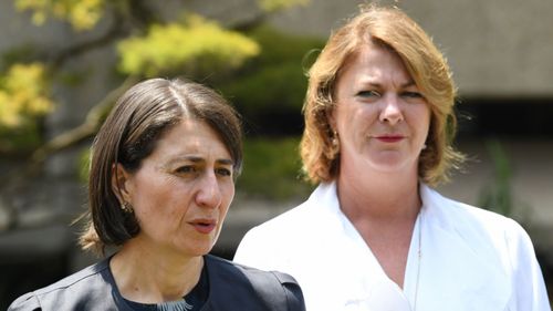 NSW Premier and Gladys Berejiklian and Water Minister Melinda Pavey.