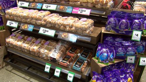 Too soon? Just days after Christmas, hot cross buns are being sold at Australian supermarkets.