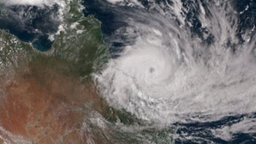 Cyclone Trevor bearing down on Queensland.