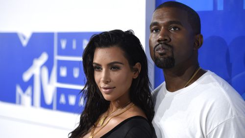 Kanye and Kim Kardashian West revealed the name of their third child on Friday. (AAP)
