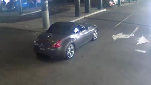 The grey Nissan that was stolen last week. (Victoria Police)