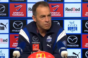 Alastair Clarkson urged the umpires to pay closer attention to &quot;milked&quot; contact during his press conference.