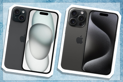 9PR: Apple iPhone 15, Black and Apple iPhone 15 Pro, Black Titanium
