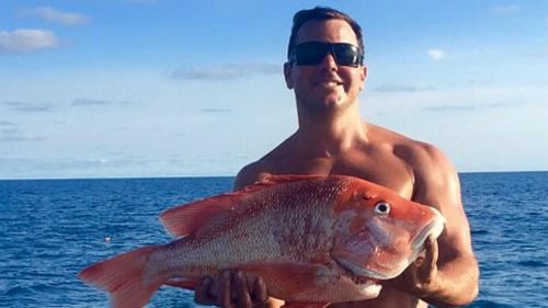 Cairns man Ruben McDornan, pictured above, was plucked from the water yesterday after spending hours screaming for help. (Facebook)