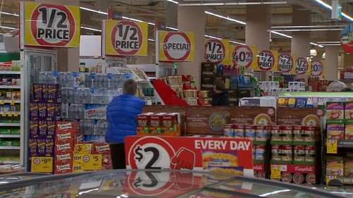 Coles is also revamping its supermarkets into small convenient stores similar to Woolworths Metro Mini Shops. Picture: 9NEWS