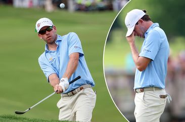 Ben Kohles was distraught after one errant shot cost him big at the Byron Nelson.