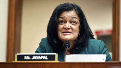 Rep. Pramila Jayapal has blamed her maskless Republican colleagues for giving her coronavirus.