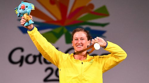 Toomey with her gold medal. (AAP)