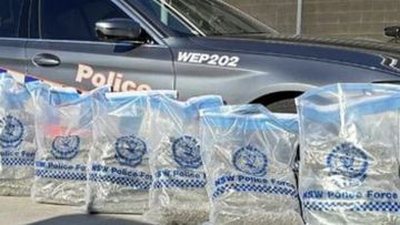 A﻿ man has been charged after what is alleged to be 50kg of cannabis was found in the back of a van in New South Wales.