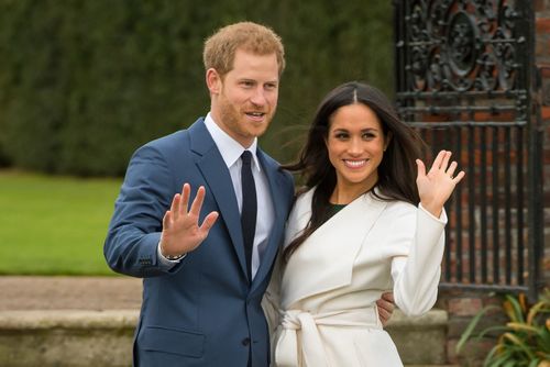 Prince Harry and Meghan Markle. (AAP)