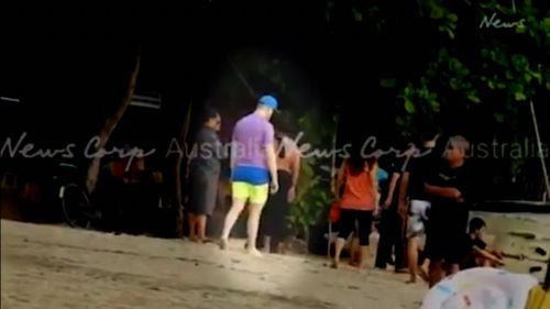 The Queenslander has been spotted waling along a Bali beach. (News Corp)