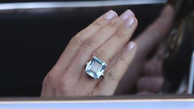 Close up of Meghan Markle's royal wedding manicure. 