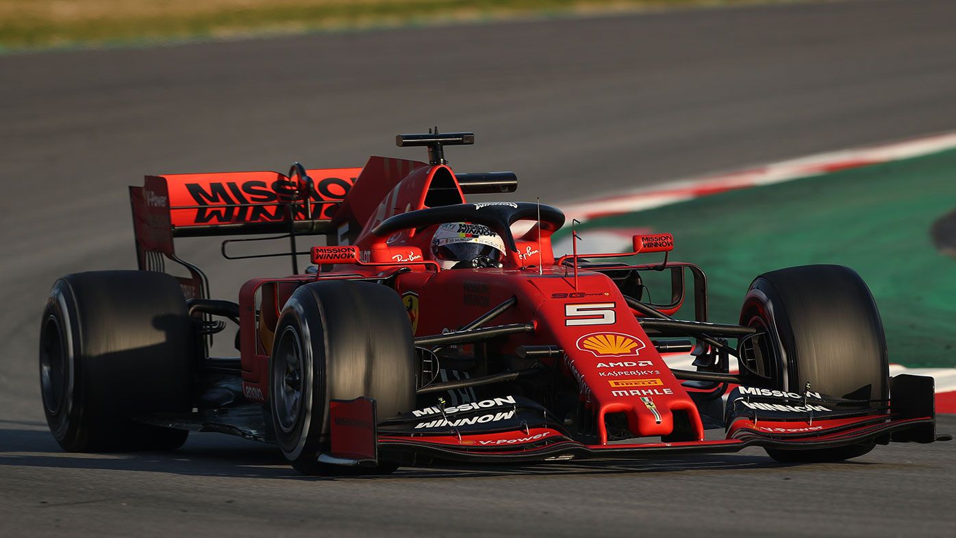 Vettel sets pace on opening day of pre-season testing