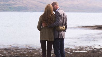 Prince William and Catherine, the Prince and Princess of Wales, share a photo to mark their 14th wedding anniversary on the Isle of Mull, in Scotland, on April 29 2025.