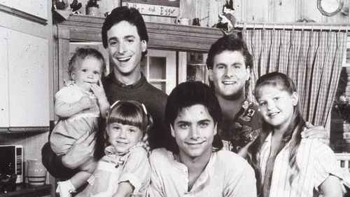 The original cast of Full House in 1987. (Getty)