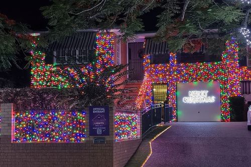 Luci di Natale a Geebung, Queensland