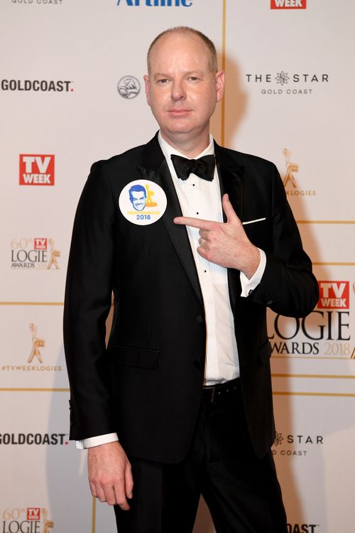 The piece comes after Gleeson also hilariously supported Grant Denyer to win this year's Gold Logie, despite not having a live TV show at the time. Picture: AAP.