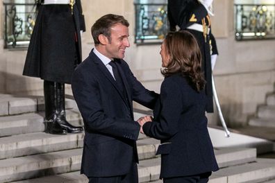Kamala Harris, Emmanuel Macron