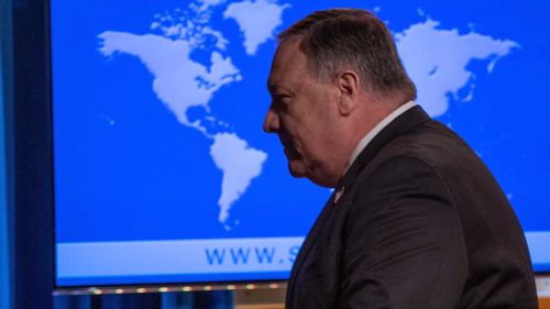 Secretary of State Mike Pompeo is accused of making a State Department staffer walk his dog.