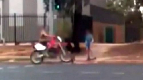 News Adelaide South Australia dash cam motorcycle crash teenage rider boy injured