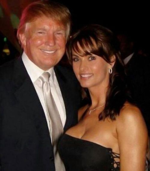 Donald Trump with Karen McDougal. (Twitter)