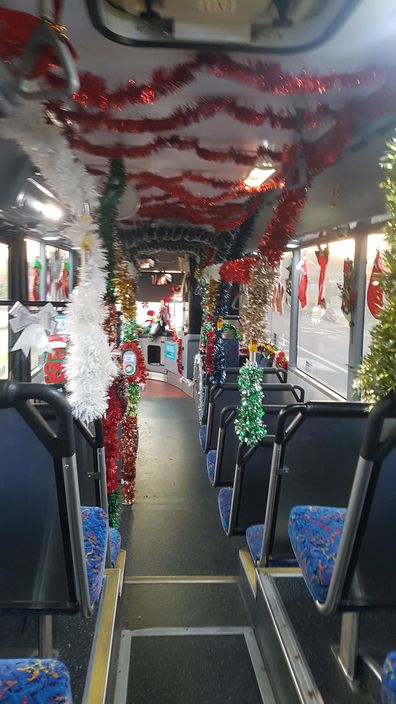 Christmas bus