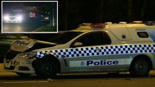 Six released without charge after Victorian police car rammed
