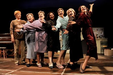 Performing in 'Calendar Girls' in 2010.